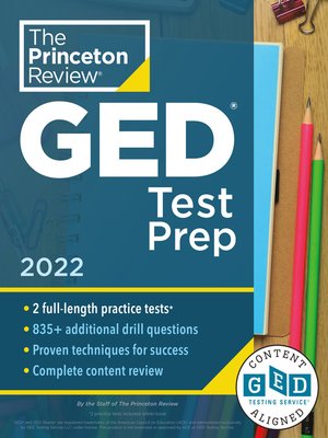 cover image of Princeton Review GED Test Prep, 2022